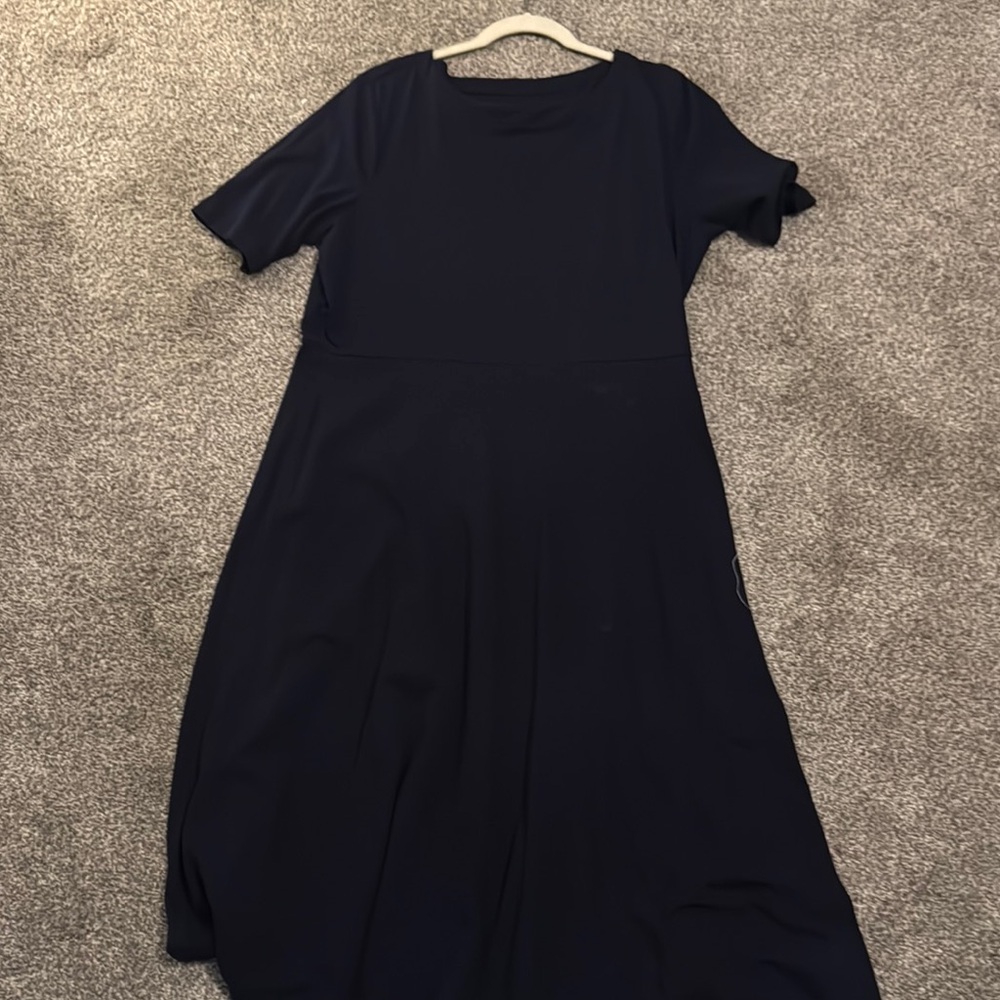 Croft & Barrow Blue A-Line Maxi Dress
